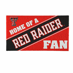 Texas Tech University, PVC Mat COLOR, Home of a Fan, Collegiate