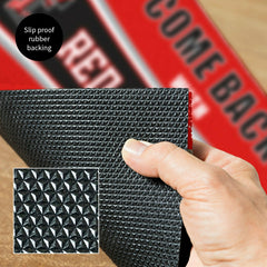28" x 16" PVC Trapper Mat, Come Back with Tickets, Texas Tech Universi, Collegiate