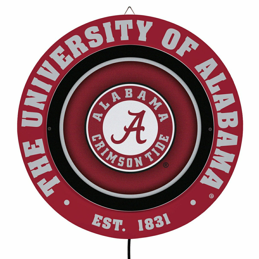 University of Alabama, Metal Lite, Round, Collegiate