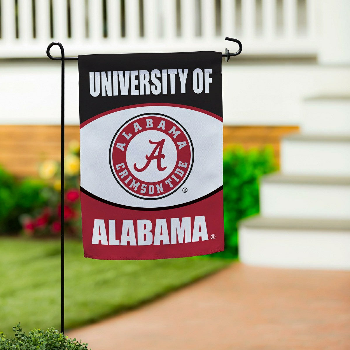 University of Alabama Suede Garden Flag, Collegiate, Home