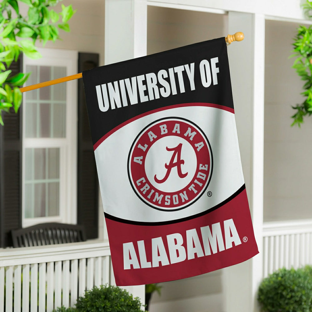 University of Alabama Suede House Flag, Collegiate, Home