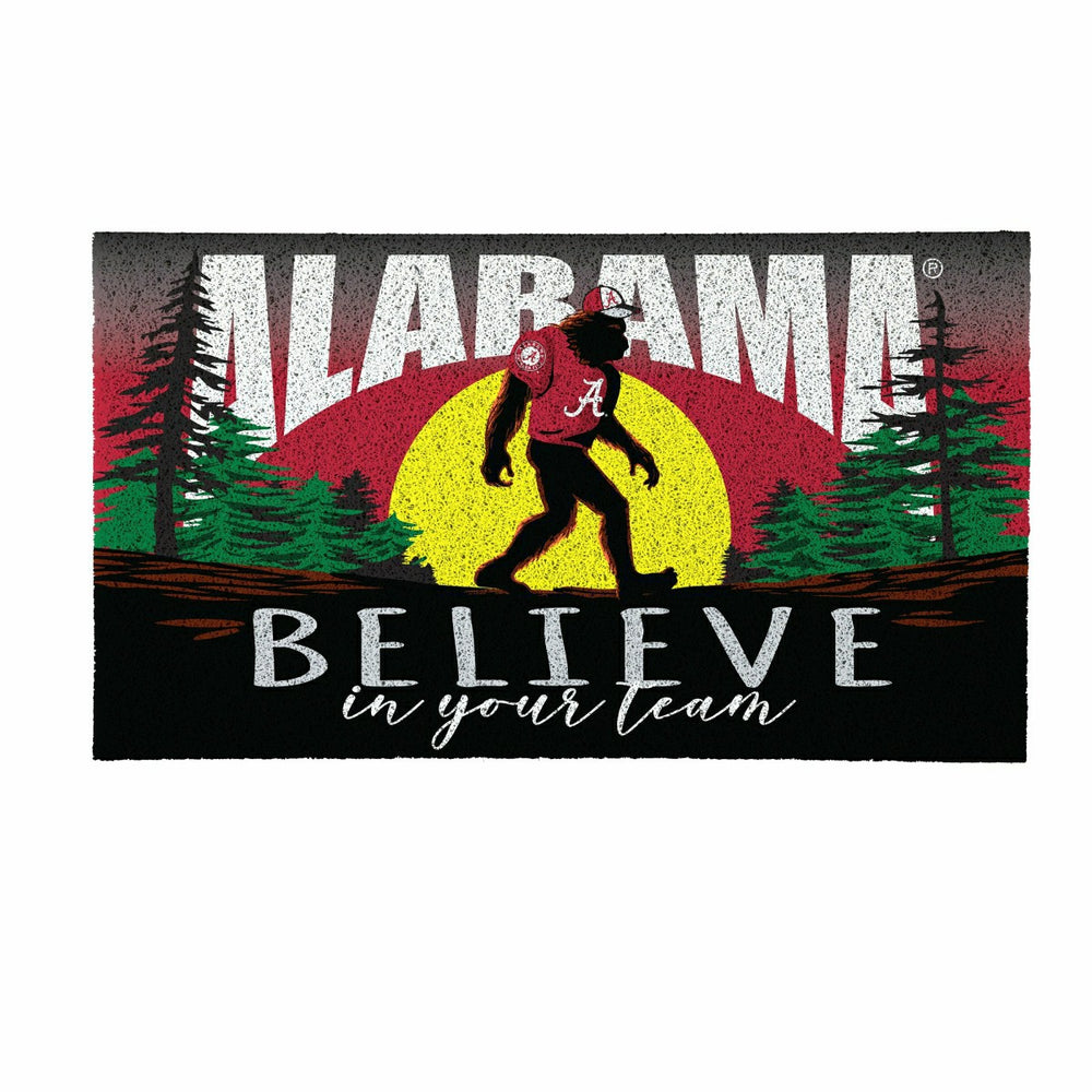 University of Alabama Bigfoot PVC Mat, 28"x16", Collegiate