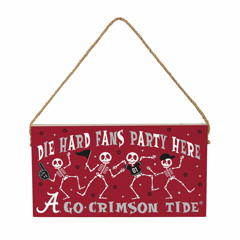 University of Alabama Halloween Wood Wall Sign, 6x11, Collegiate, Home
