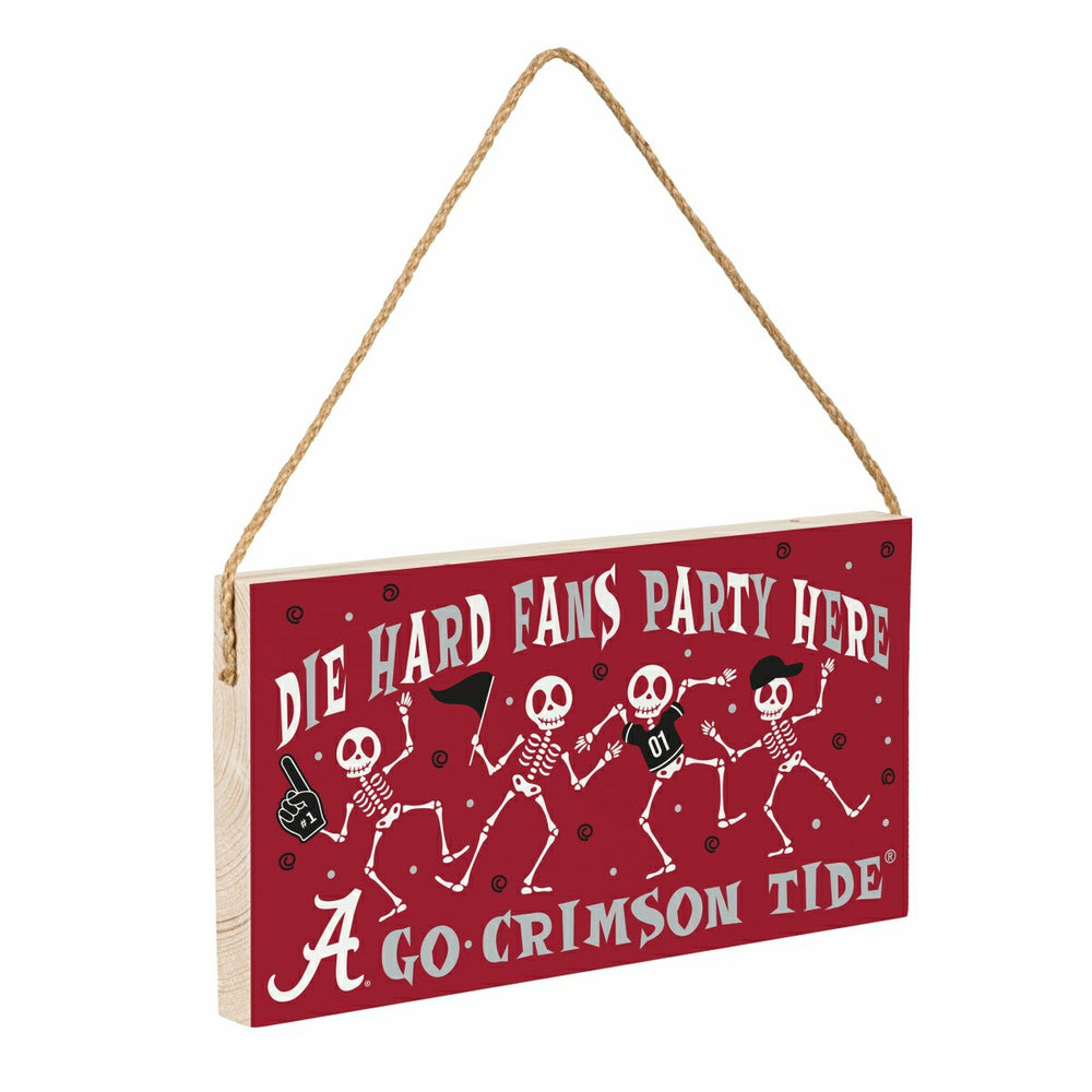 University of Alabama Halloween Wood Wall Sign, 6x11, Collegiate, Home