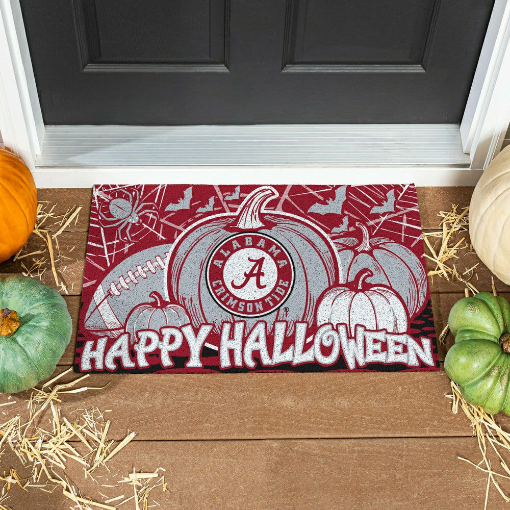 University of Alabama Halloween PVC Mat, 28"x16", Collegiate