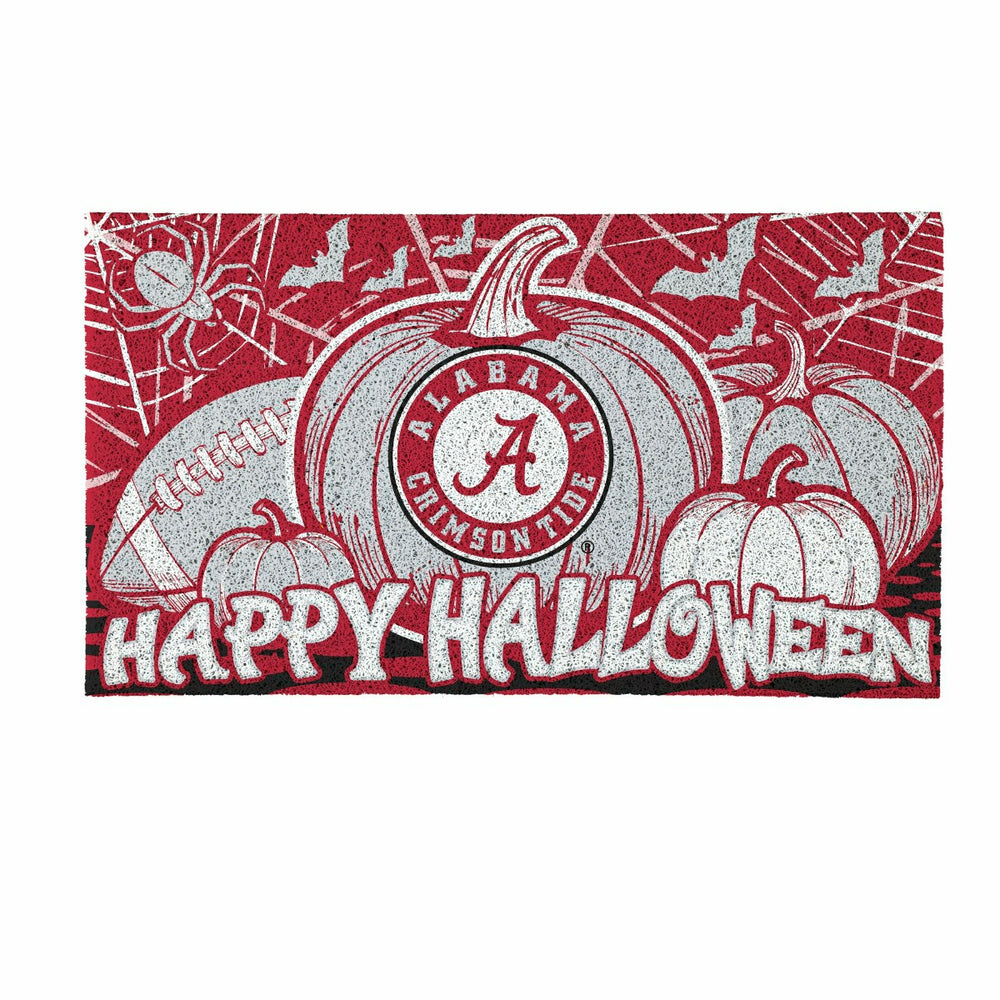 University of Alabama Halloween PVC Mat, 28"x16", Collegiate
