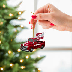 University of Alabama Rally Truck Ornament, Set of 2, Collegiate, Home