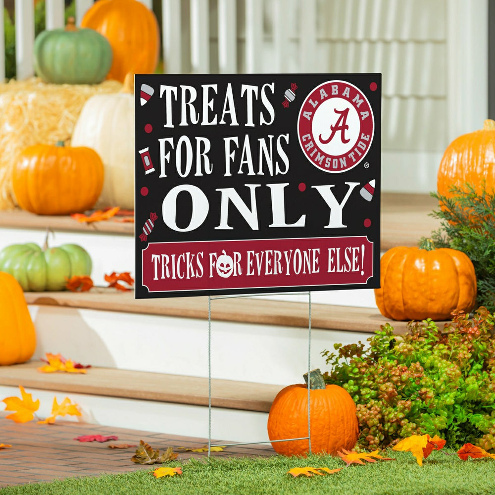 University of Alabama Yard Sign, Halloween Treats for Fans, Collegiate, Home