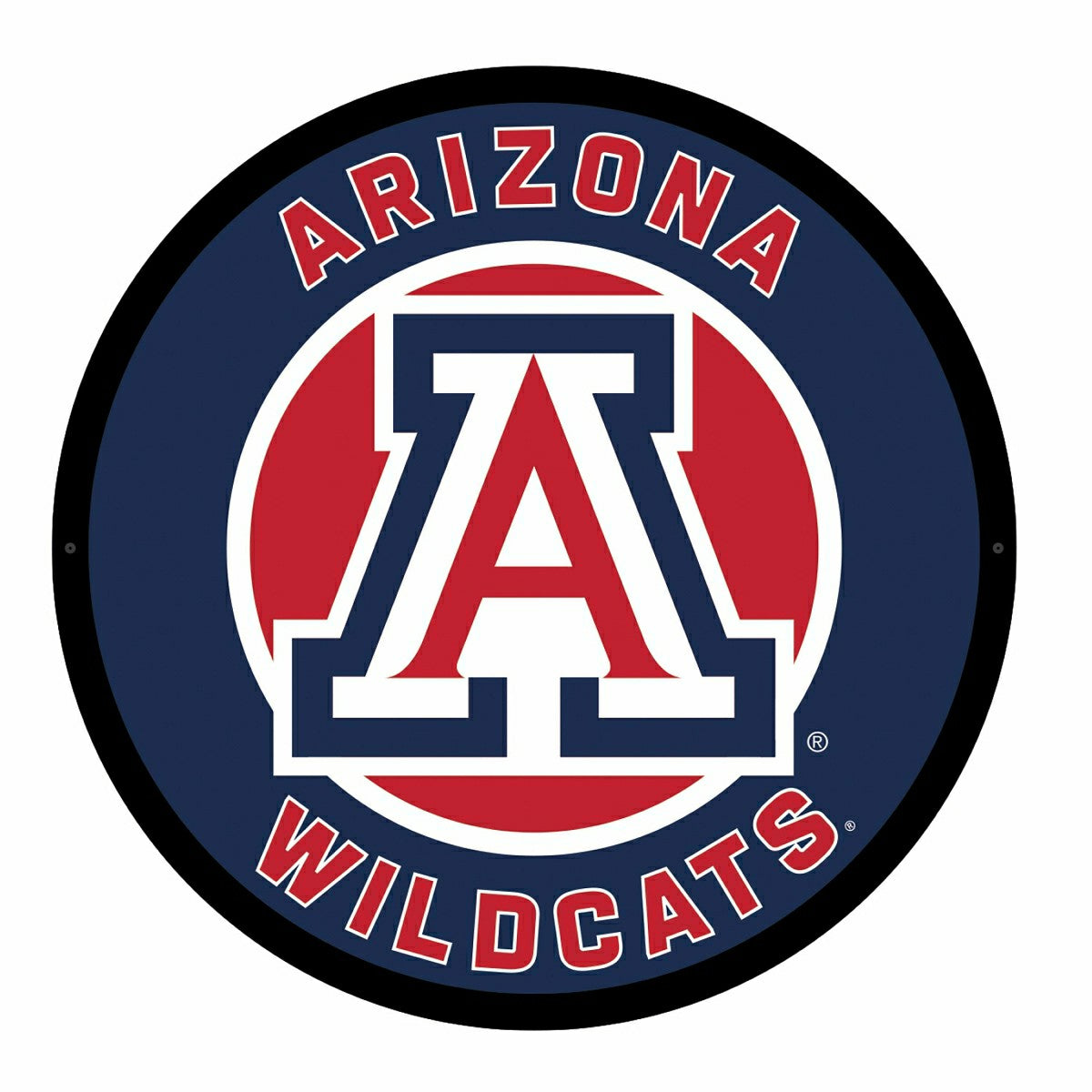 LED Wall Decor, Round, University of Arizona, Collegiate, Home