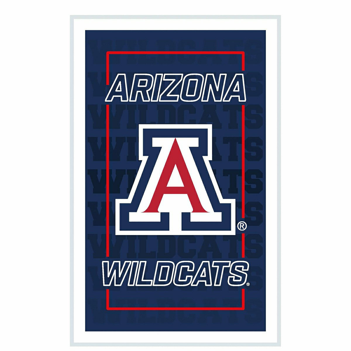 University of Arizona College Rectangle Neolite LED Decor, Collegiate, Home