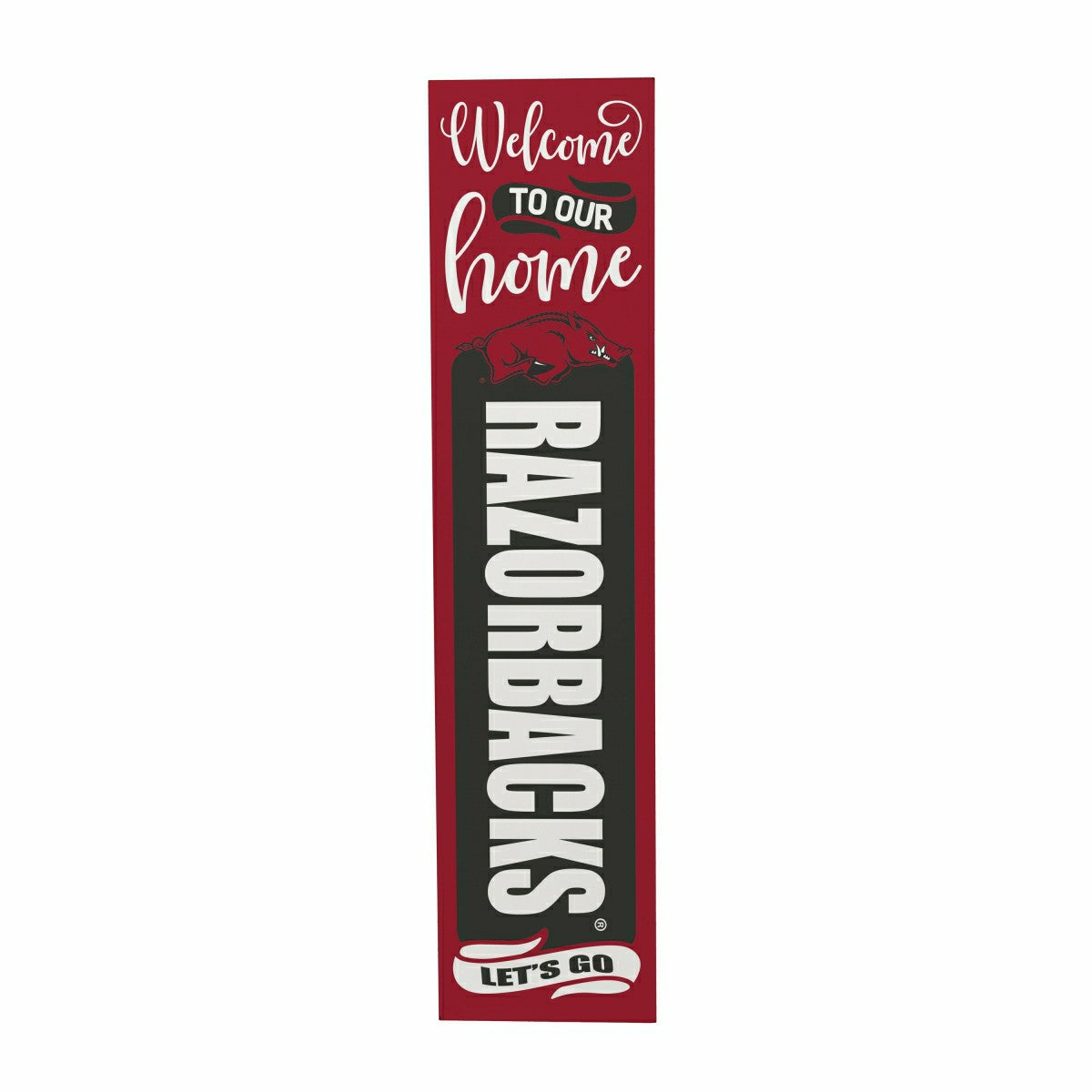 47" Double Sided Leaner, University of Arkansas, Halloween, Collegiate, Home
