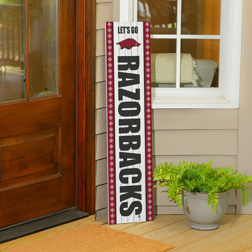 47" Double Sided Leaner, University of Arkansas, Christmas, Collegiate, Home