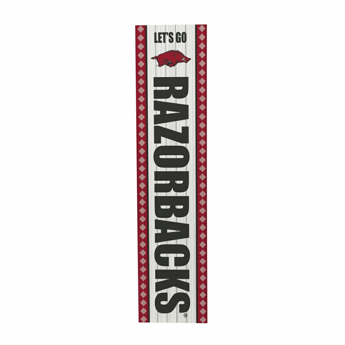 47" Double Sided Leaner, University of Arkansas, Christmas, Collegiate, Home