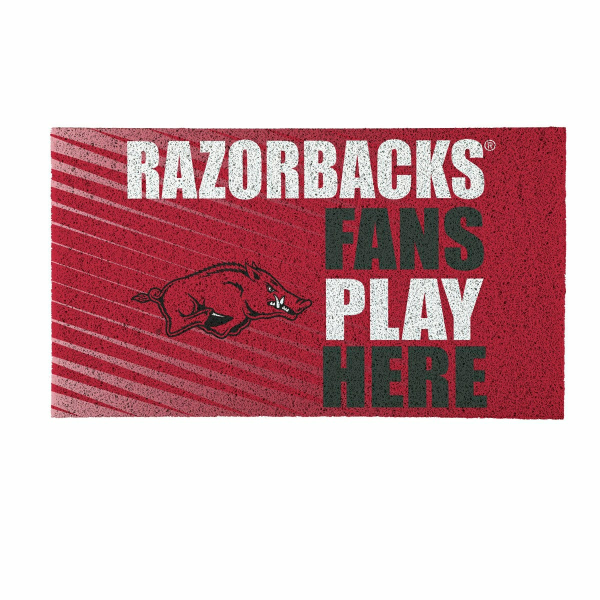 University of Arkansas Fan Mat, 28"x16", Collegiate