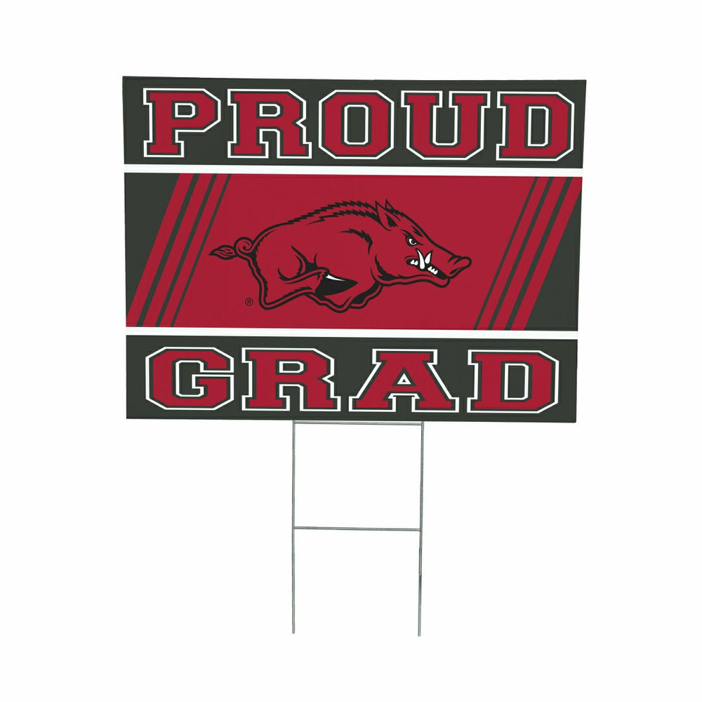 University of Arkansas Coroplast Yard Sign Graduate, Collegiate, Home