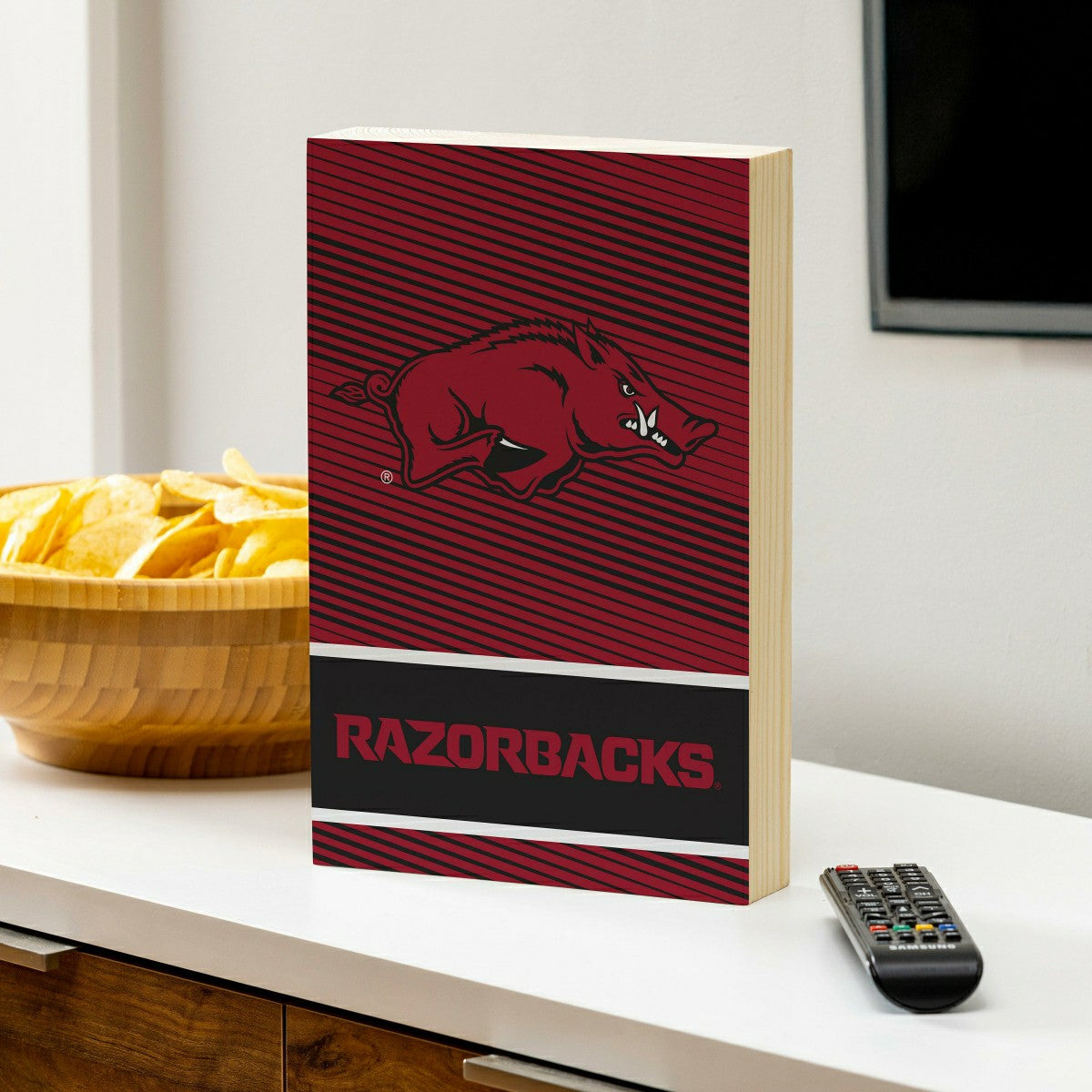 University of Arkansas Plock, Down Home Fans, 8x12, Collegiate, Home