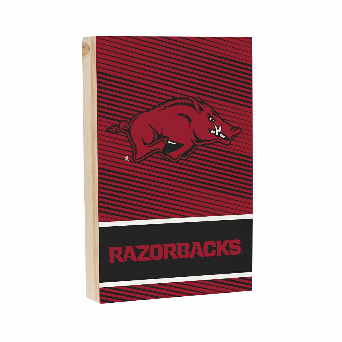 University of Arkansas Plock, Down Home Fans, 8x12, Collegiate, Home