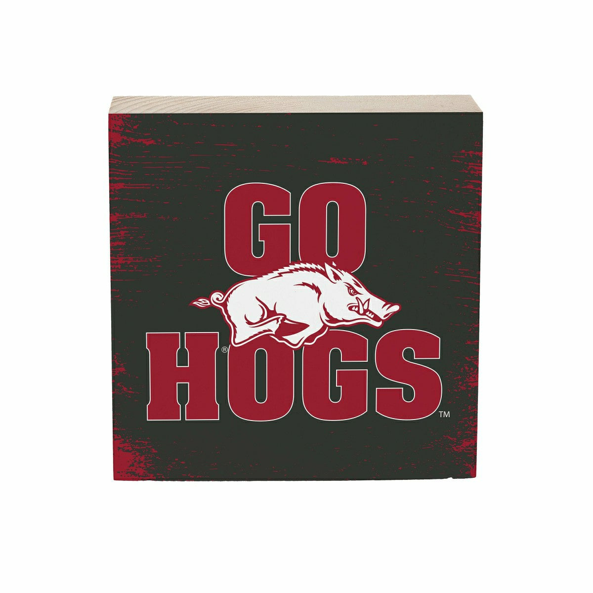 University of Arkansas Plock, Down Home Fans, 6x6, Collegiate, Home