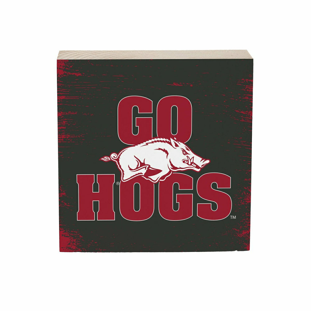 University of Arkansas Plock, Down Home Fans, 6x6, Collegiate, Home