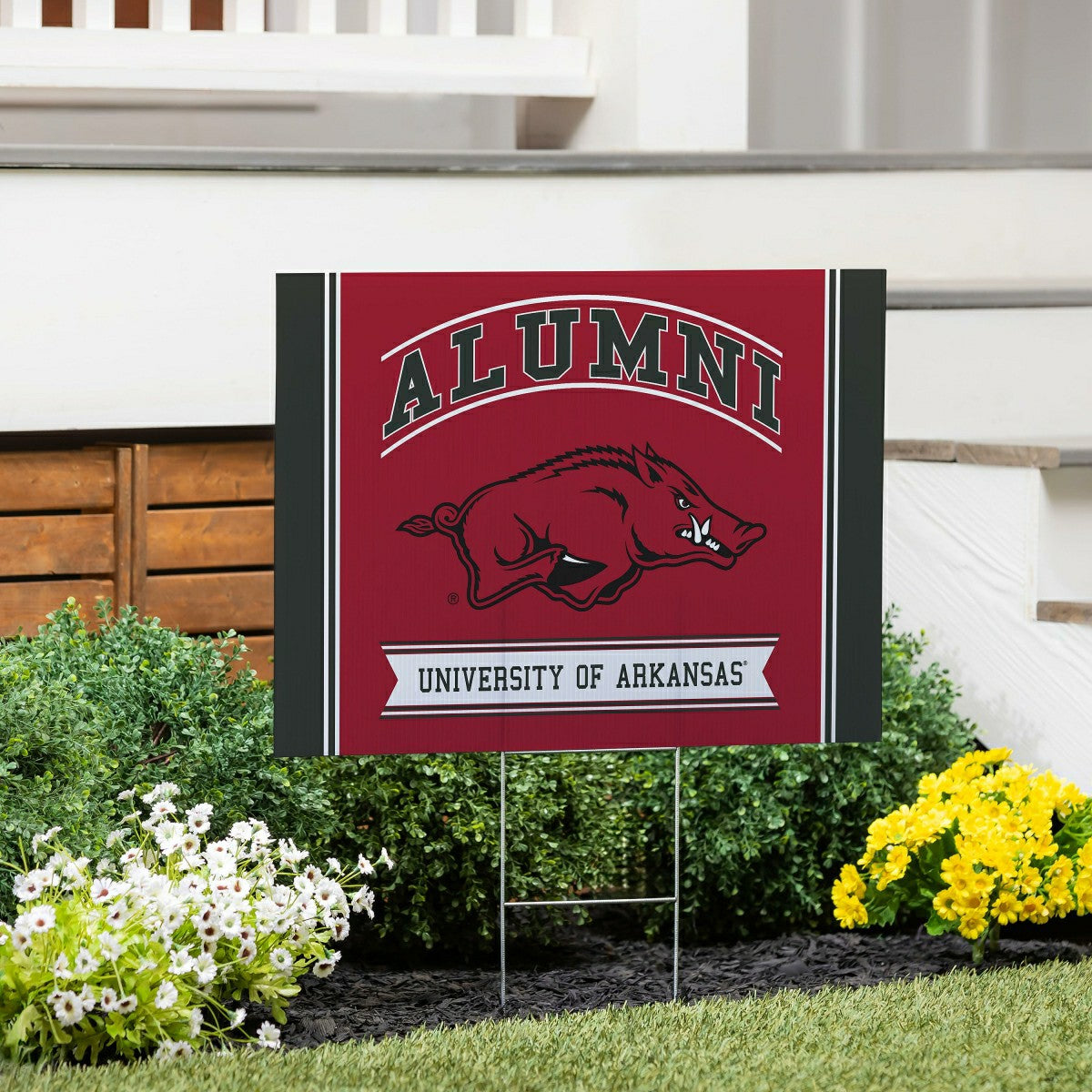 University of Arkansas Coroplast Yard Sign Alumni, Collegiate, Home