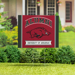 University of Arkansas Coroplast Yard Sign Alumni, Collegiate, Home