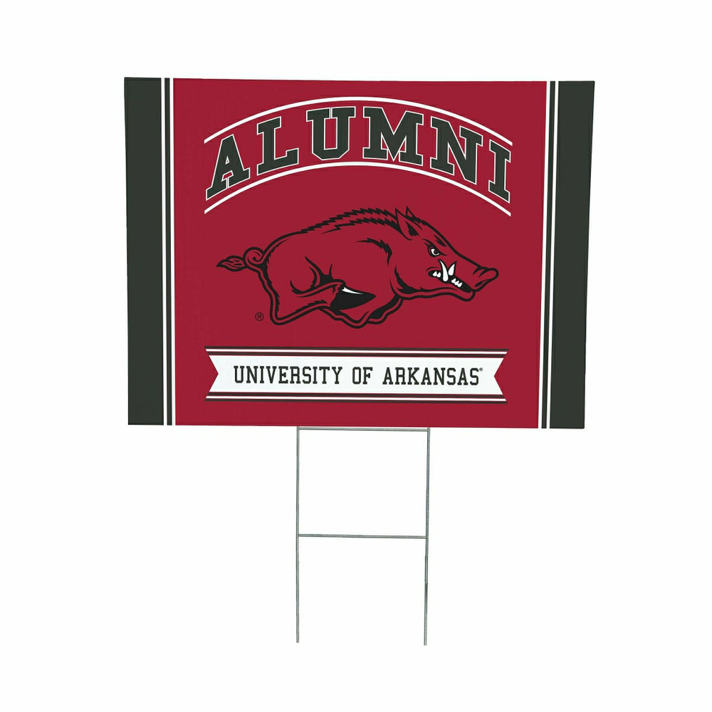 University of Arkansas Coroplast Yard Sign Alumni, Collegiate, Home