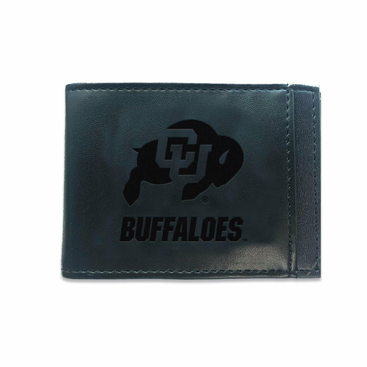 Slim Card Holder with RFID Blocking, University of Colorado, Black, Collegiate, Home