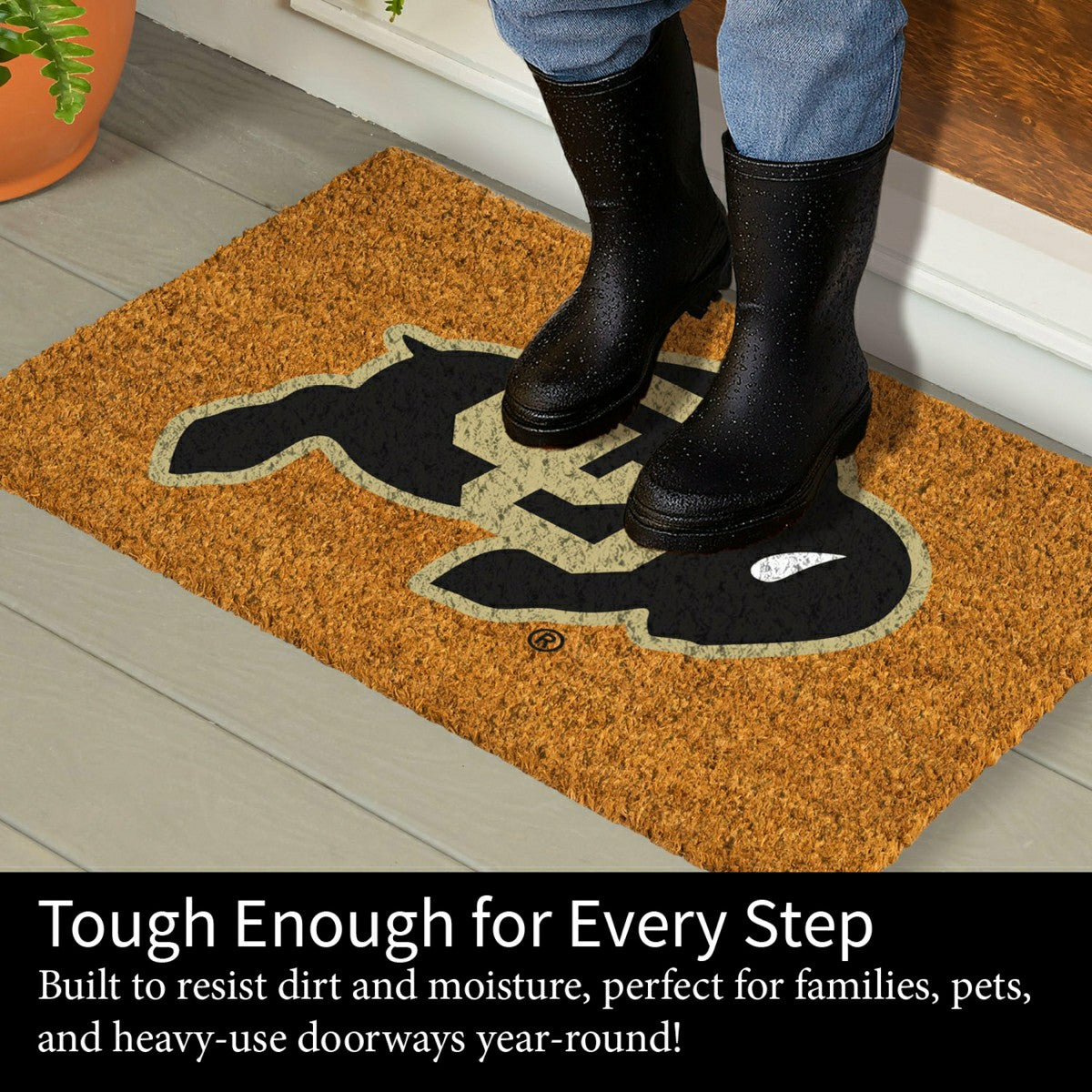 Coir Mat, 16"x28", University of Colorado, Collegiate