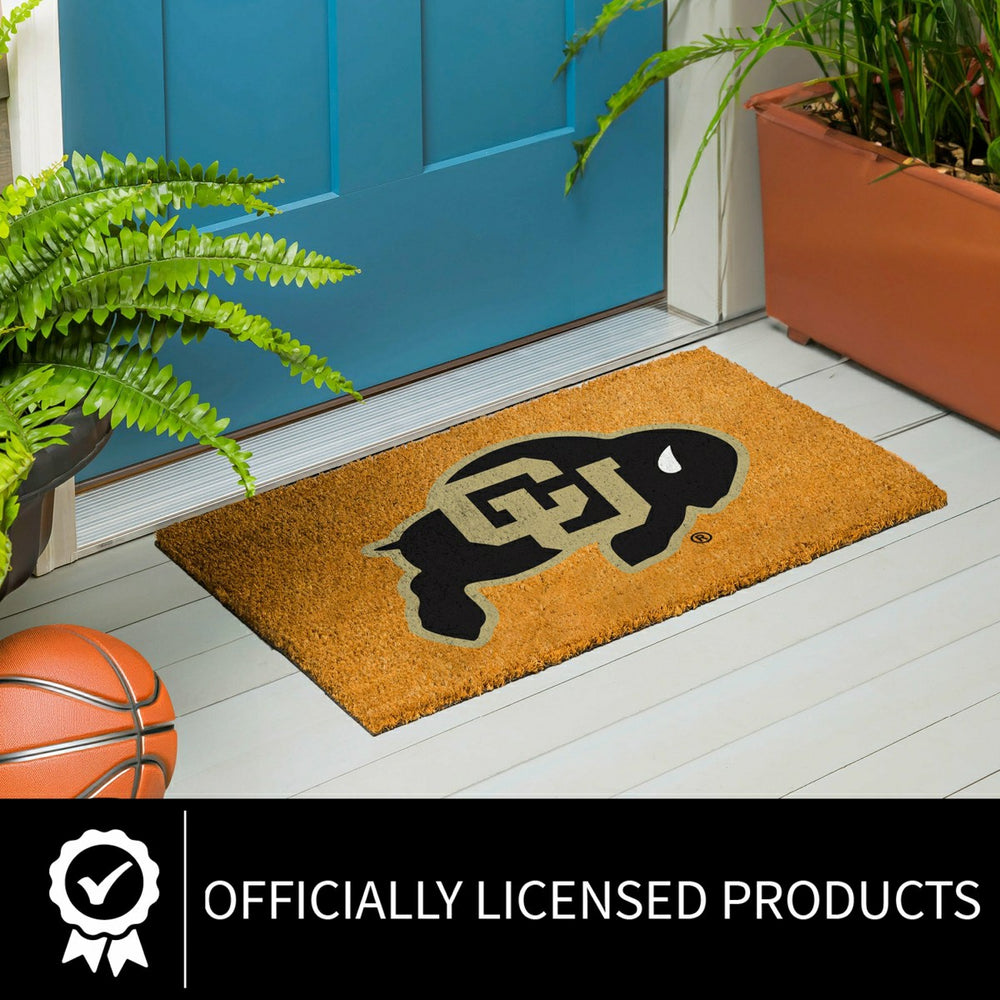 Coir Mat, 16"x28", University of Colorado, Collegiate