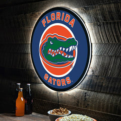 LED Wall Decor, Round, University of Florida, Collegiate, Home