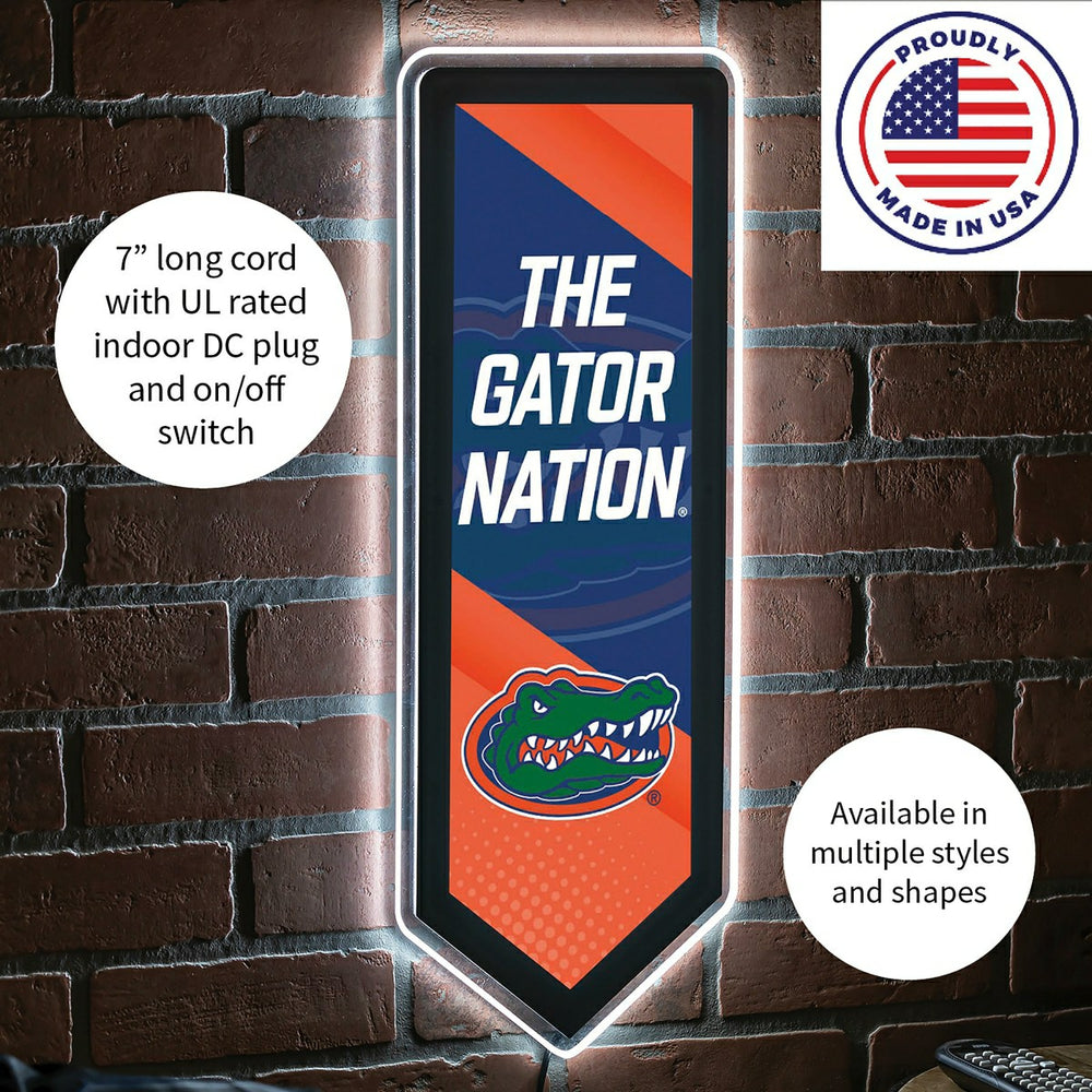LED Wall Decor, Pennant, University of Florida, Collegiate, Home