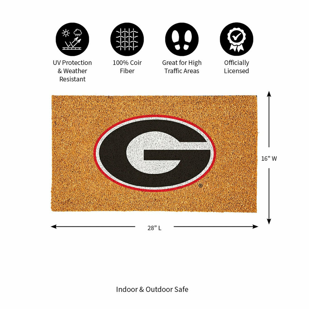 Coir Mat, 16"x28", University of Georgia, Collegiate