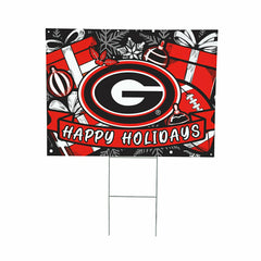 University of Georgia Yard Sign, Holiday, Collegiate, Home