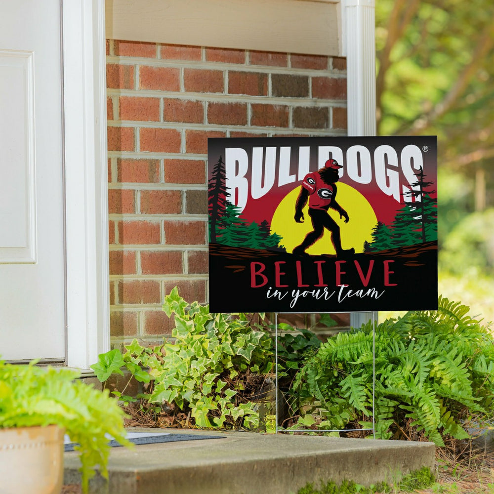 University of Georgia Yard Sign, Bigfoot, Collegiate, Home