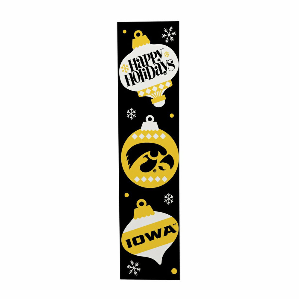 47" Double Sided Leaner, University of Iowa, Christmas, Collegiate, Home