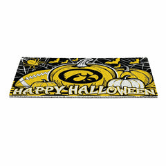 University of Iowa Halloween PVC Mat, 28"x16", Collegiate