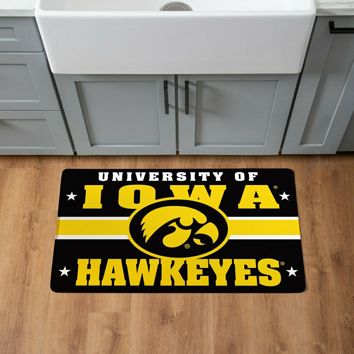 University of Iowa Anti-Fatigue Mat, 18"x30", Collegiate