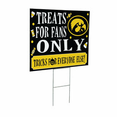 University of Iowa Yard Sign, Halloween Treats for Fans, Collegiate, Home