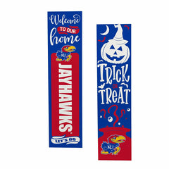 47" Double Sided Leaner, University of Kansas, Halloween, Collegiate, Home