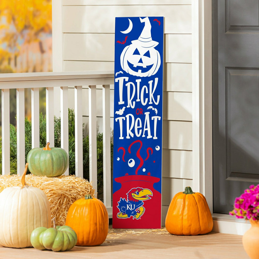 47" Double Sided Leaner, University of Kansas, Halloween, Collegiate, Home