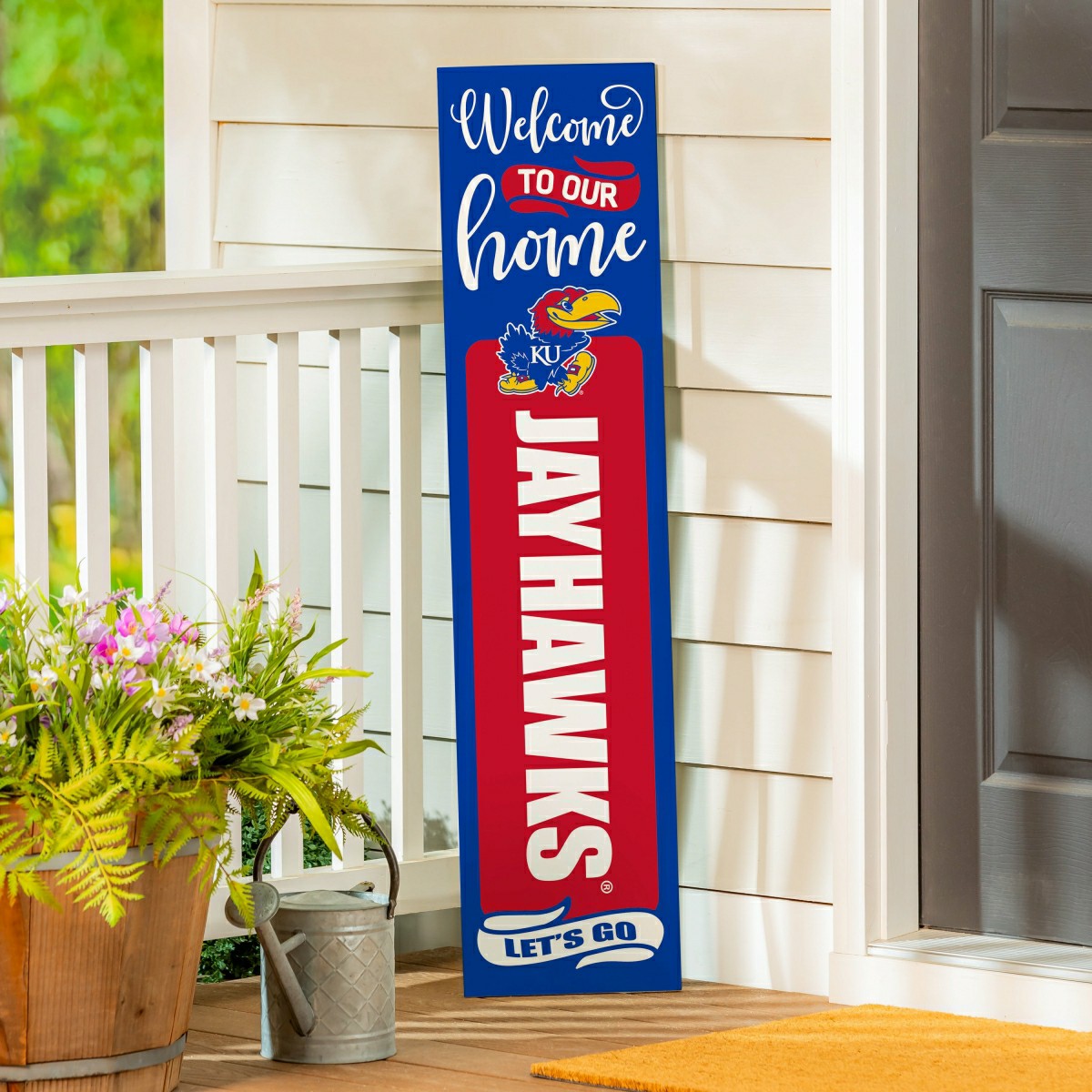 47" Double Sided Leaner, University of Kansas, Halloween, Collegiate, Home