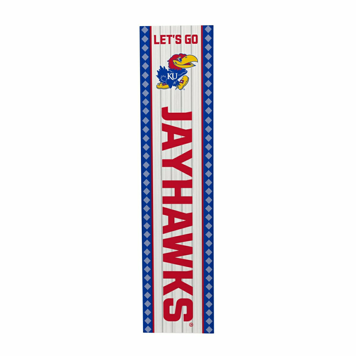 47" Double Sided Leaner, University of Kansas, Christmas, Collegiate, Home