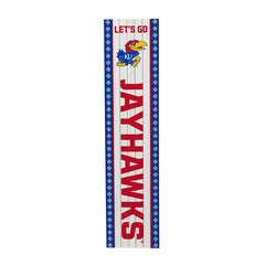 47" Double Sided Leaner, University of Kansas, Christmas, Collegiate, Home
