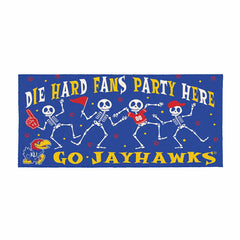 University of Kansas Flocked Coir Halloween Sassafras Switch Mat, 22"x, Collegiate