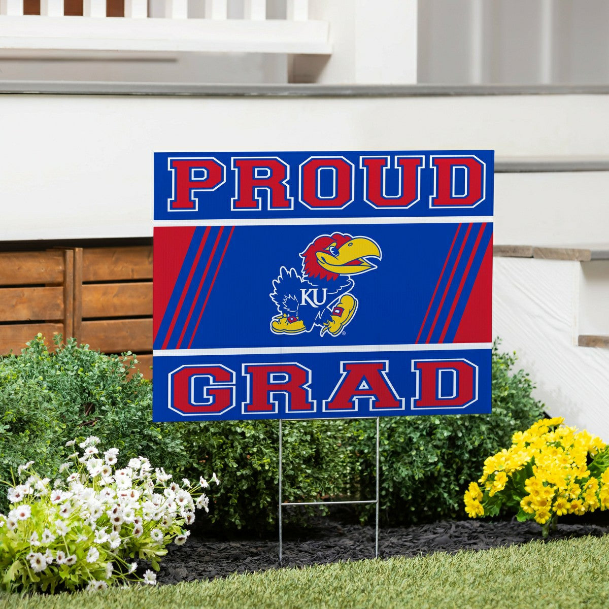 University of Kansas Coroplast Yard Sign Graduate, Collegiate, Home