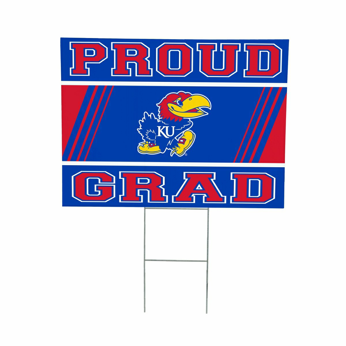 University of Kansas Coroplast Yard Sign Graduate, Collegiate, Home