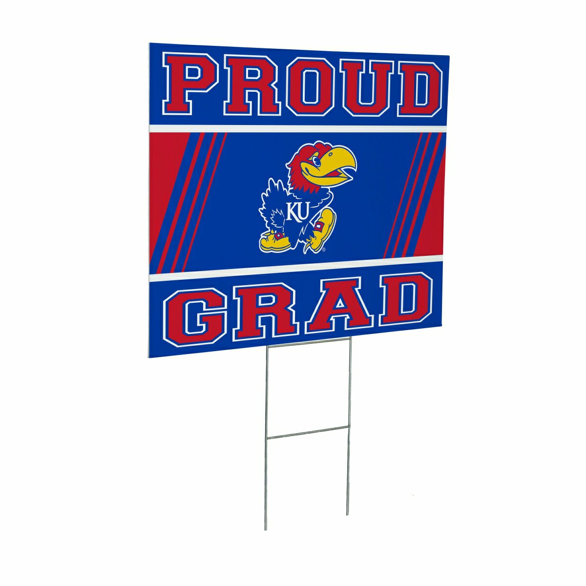 University of Kansas Coroplast Yard Sign Graduate, Collegiate, Home