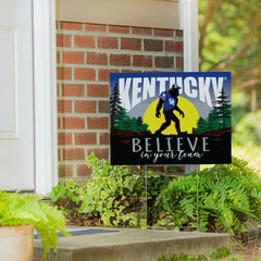 University of Kentucky Yard Sign, Bigfoot, Collegiate, Home