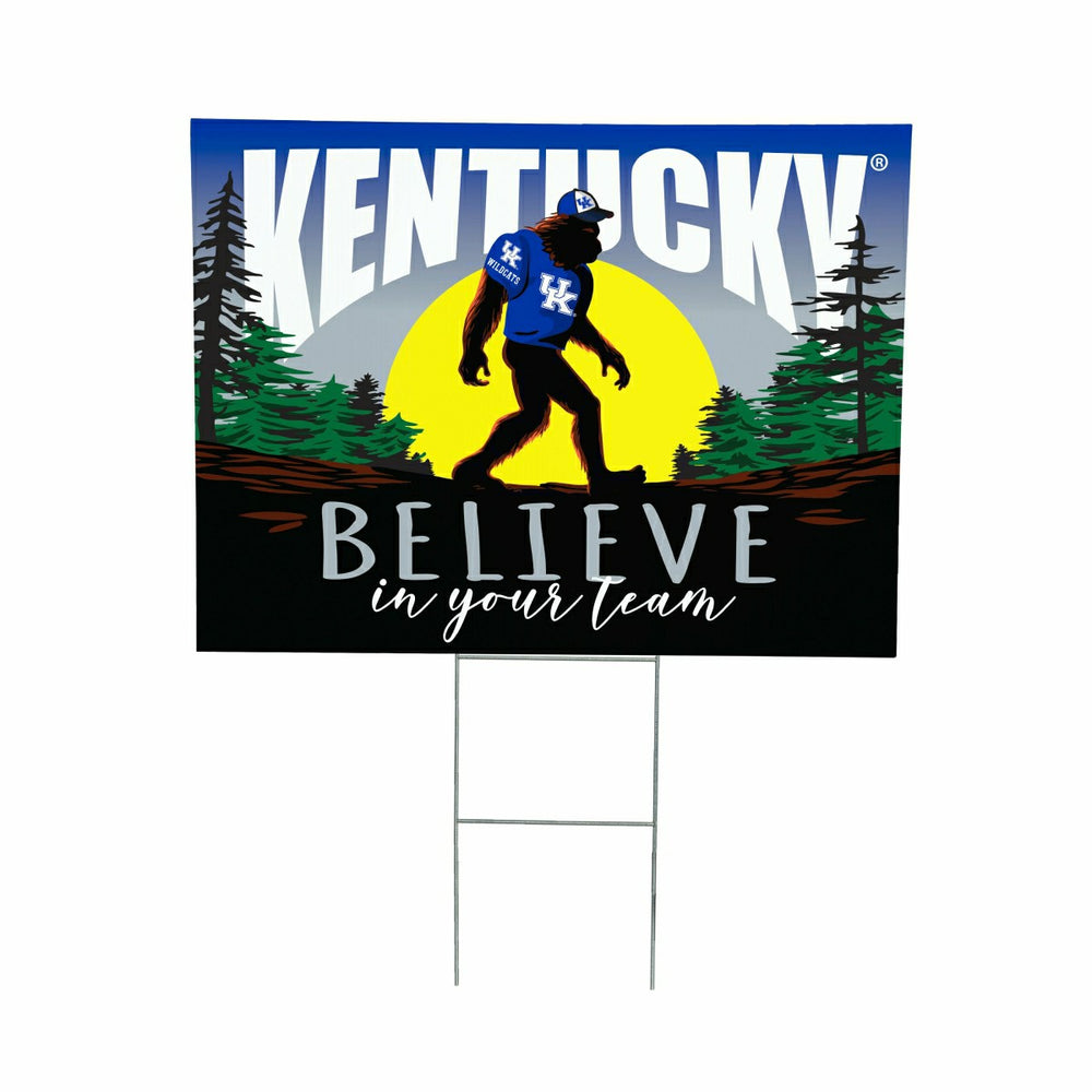University of Kentucky Yard Sign, Bigfoot, Collegiate, Home