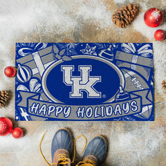 University of Kentucky Holiday PVC Mat, 28"x16", Collegiate